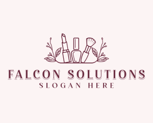 Lipstick Beauty Salon Logo