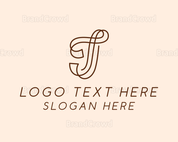 Fashion Boutique Letter J Logo