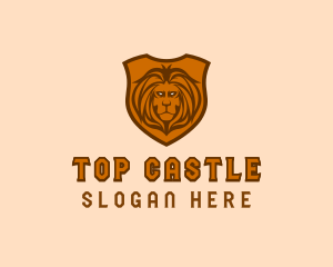 Lion Head Shield Logo