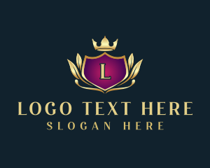 Crown - Elegant Ornamental Crest logo design