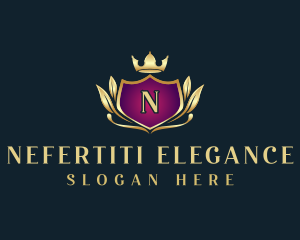 Elegant Ornamental Crest logo design