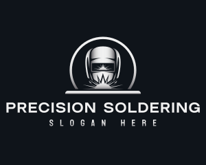 Soldering - Steel Welding Maintenance logo design