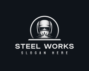 Steel Welding Maintenance logo design