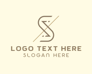 Letter S - Wood Worker Craftsman logo design