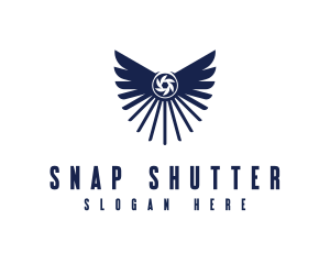 Shutter - Camera Shutter Drone logo design