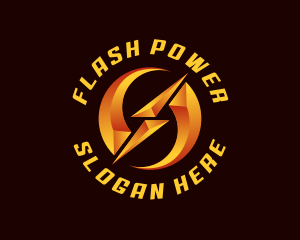 Lightning Electric Power logo design