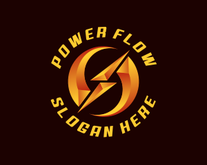 Lightning Electric Power logo design