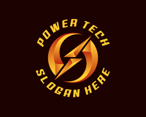 Lightning Electric Power logo design