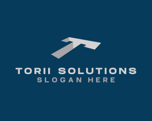 Industrial Firm Letter T logo design