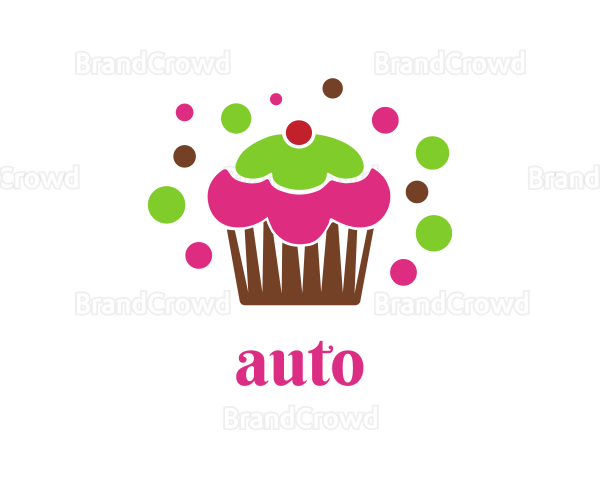 Cupcake Bakery Pastry Logo