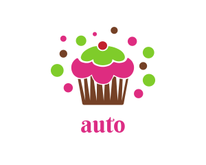 Cupcake Bakery Pastry  Logo