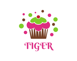 Cupcake Store - Cupcake Bakery Pastry logo design
