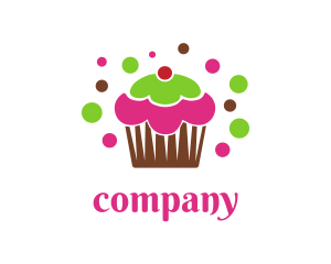 Baker - Cupcake Bakery Pastry logo design