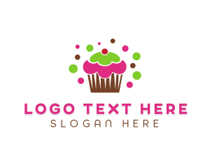 Baker - Cupcake Bakery Pastry logo design