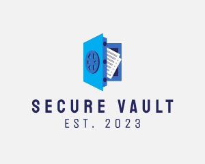 Vault - Secured Document Vault logo design