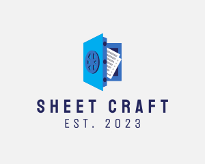 Sheet - Secured Document Vault logo design