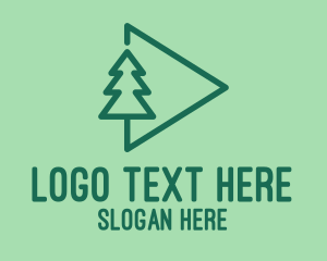 Landscaping - Pine Media Player logo design