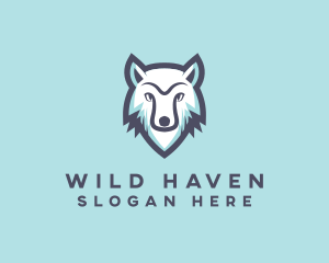 Wild Canine Wolf logo design