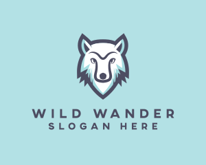 Wild Canine Wolf logo design