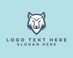 Fox Tail - Wild Canine Wolf logo design