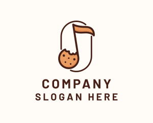 Baker - Musical Cookie Dough logo design