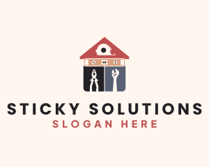 Handyman Renovation Tools logo design