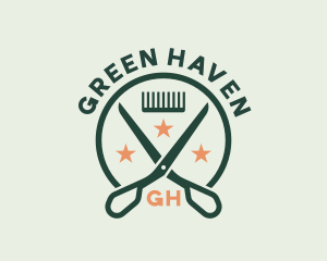 Hairstyling Grooming Barber Logo