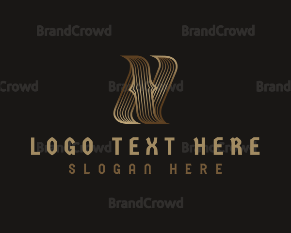 Elegant Decorative Letter N Logo