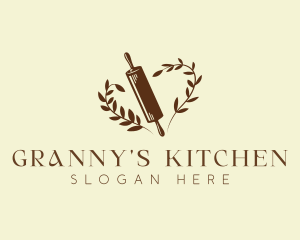 Baking Rolling Pin  logo design