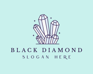 Sparkle Gemstone Crystals logo design