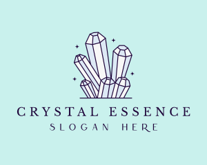 Sparkle Gemstone Crystals logo design