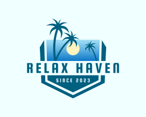 Leisure - Tropical Summer Resort logo design