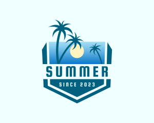 Tropical Summer Resort logo design