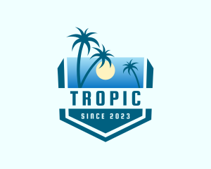 Tropical Summer Resort logo design