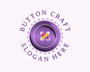 Button - Handmade Sewing Button logo design