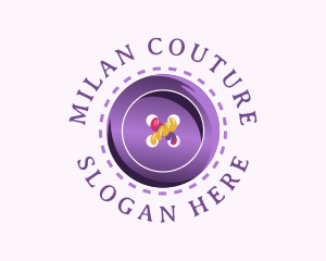 Handmade Sewing Button logo design