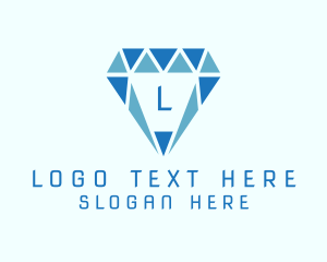 Jeweller - Blue Diamond Jewel logo design