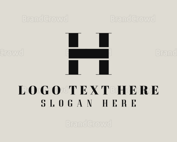 Couture Fashion Letter H Logo