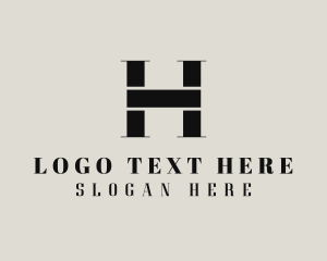 Hg - Couture Fashion Letter H logo design