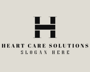 Couture Fashion Letter H logo design