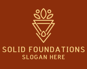 Liquid - Gold Natural Oil logo design