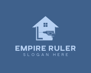 Ruler - Home Builder Construction Tools logo design