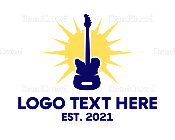 Sunny Electric Guitar Logo