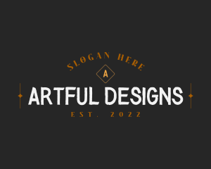 Retro Hipster Designer logo design