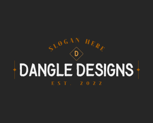 Retro Hipster Designer logo design