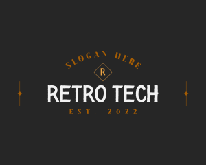 Retro Hipster Designer logo design