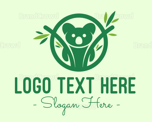 Green Forest Koala Logo