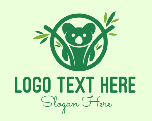 Green Forest Koala Logo