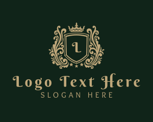 Decorative - Decorative Shield Crown logo design