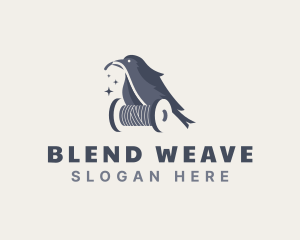 Bird Thread Sewing logo design